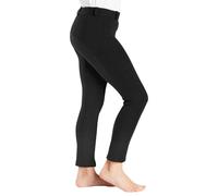 Farnell Grip Seat Children’s Jodhpurs - Unisex Equestrian Trousers with Full Grip Silicone Seat, Durable Stretchy Fabric, Pull-On Style, Elastic Waistband & Belt Loops - 11-12 Years - Black