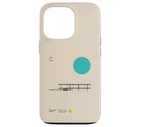 Farnsworth House - Minimalist Mies van der Rohe Tribute Case for iPhone 13 Pro