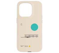 Farnsworth House - Minimalist Mies van der Rohe Tribute Case for iPhone 15 Pro
