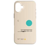 Farnsworth House - Minimalist Mies van der Rohe Tribute Case for iPhone 16 Plus