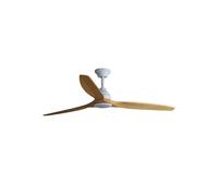Faro Alo Large White, Wood DC Ceiling Fan Cct 6 Speed