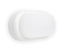 FARO BARCELONA Fred XL LED outdoor wall light, IK10, white