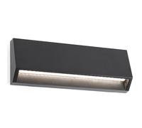 FARO BARCELONA Angular LED outdoor wall light Must, 21.7 cm cm