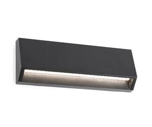 FARO BARCELONA Angular LED outdoor wall light Must, 21.7 cm cm