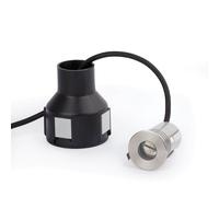 Luminosa Lighting Luminosa Curtis Led Recessed Outdoor Ground Light Matt Nickel Ip67