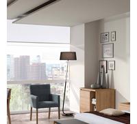 FARO BARCELONA Hotel floor lamp with a black fabric lampshade