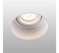 Luminosa Lighting Luminosa Hyde White Tiltable Round Recessed Downlight Trimless, Gu10