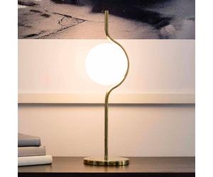 FARO BARCELONA Le Vita LED table lamp, opal glass