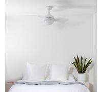 FARO BARCELONA LED ceiling fan Hvar, CCT, dimmable