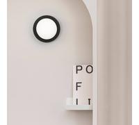 FARO BARCELONA May LED wall light IP44, black