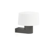 Luminosa Lighting Luminosa Muffin Outdoor Modern Wall Lamp Dark Grey 1X E27 Ip44