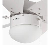 FARO BARCELONA Palao S ceiling fan with light, white