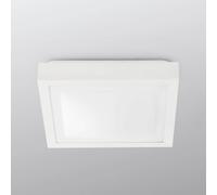 FARO BARCELONA Tola bathroom ceiling light, 27 x 27 cm, white