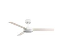 Faro Barth White Ceiling Fan with LED Light