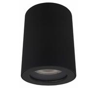 FARO BLACK CEILING SURFACE-MOUNTED TUBE FIXTURE NT ROUND 1X