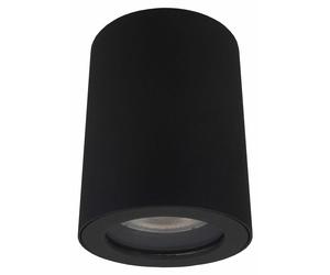 FARO BLACK CEILING SURFACE-MOUNTED TUBE FIXTURE NT ROUND 1X