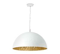 Magma 3 Light Dome Ceiling Pendant White Gold E27 Netlighting White One Size