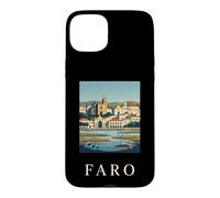 Faro Portugal Coastal Harbor Scenic Travel Art Case for iPhone 15 Plus