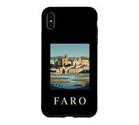 Faro Portugal Coastal Harbor Scenic Travel Art Case for iPhone XS Max