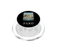 Faro Portugal Coastal Harbor Scenic Travel Art PopSockets PopGrip for MagSafe