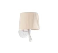 Faro SAMBA Wall Lamp Matt White/ Beige