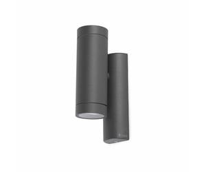 Faro STEPS 2L Outdoor Wall Lamp Dark Gray