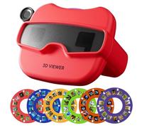 Faroby 3D Viewer, Fun Educational Kaleidoscopes for Kids with 6 Reels Novelty Eye-Safe Nature Toys for Girls Boys Adults 3+
