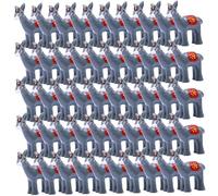 Faroby 50Pcs Small Resin Donkey Figurines, Realistic Miniature Animals Tiny Crafts for Garden Micro Landscape Decoration