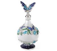 Faroby Arabian Perfume Bottles Empty Refillable 25ml Dubai Exquisite Blue Butterfly