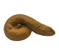Faroby Artificial Poop 6-Shaped Realistic Artificial Poo Plastic Dog Poop Disgusting Prop for Prank