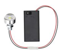 Faroby Dollhouse Lights, DIY Super Bright Mini LED Lighting for Doll House Accessories, Battery Holder with Flexible Wire