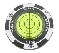 Faroby Golf Green Reader with Magnetic Clip High Precision Metal Golf Ball Markers for Putting Green Training Aid
