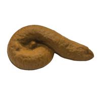 Faroby Poop, 6-Shaped Realistic Poo Artificial Plastic Dog Poop Disgusting Prop for Prank April Fools' Day