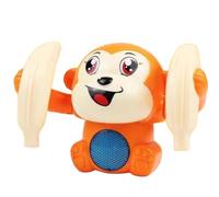 Faroby Roll & Glow Monkey Crawling Baby Toy with Lights and Sounds for 6 Months and Up