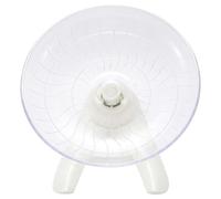 Faroby Silent Hamster Wheel, Flying Disk Rat Wheel Exercise Toy for Syrian, Dwarf Hamsters, Gerbils, Rats and Hedgehogs, White