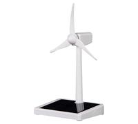 Faroby Solar Windmill - Assembled Rotating Wind Turbine Science Toy, DIY Solar Windmill Model Desk Home Decor Craft Education Kids