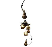 Faroby Wind Chime for Outside, 18 Inch Vintage Feng Shui Wind Chime with Fortune Gourd, Hanging Outdoor for Home Garden Patio Yard