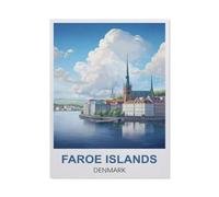 Faroe Islands Denmark,Jigsaw Puzzles 1000 Pieces for Adults, Classic Puzzle Kids Puzzle Challenging And Difficult Puzzles for Adults And Teens(75x50cm)-S36