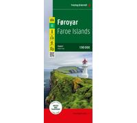 Faroe Islands Road Map: wegenkaart 1:90.000 (F&B Wegenkaarten)