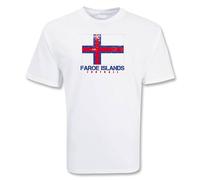 Faroe Islands Junior Football T-Shirt in White | Size: 3-4 Years Faroe Islands White 3-4 Years