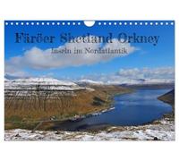 Faroe Islands, Shetland, Orkney - Islands in the North Atlantic UK-Version (Wall Calendar 2026 DIN A4 Landscape), CALVENDO 12 Month Wall Calendar