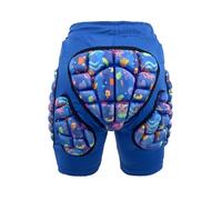 FaroLy Kid Protective Padded Shorts Multi-Purpose Crash Pants Tailbone Protector 1.9cm/0.75in Thick 3D EVA Hip for Ski Snowboard Skateboarding (Color : Blue, Size : L)