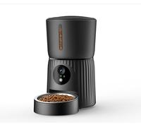 Faroro Automatic Cat Feeder with Camera, 1080P HD Video with Night Vision, 2-Way Audio, 4L Pet Feeder with Adjustable Camera Angle & Blockage Sensor, APP Control Cat Food Dispenser, 5GHz Wi-Fi