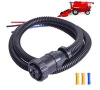 Farpida 187103A1 RE37651 3 Pin Auxiliary Cable Kit Fit for John Deere, CASE & Ford 9530T 9630 9630T 9330 CPX620 CPX610 CPX420 9230 8950 8940 8930 8920 8910 7250 7240 7230 7220 7210 625 620 2588 420