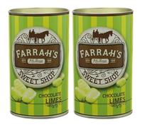 Farrah's of Harrogate Chocolate Limes 125g (Pack of 2)