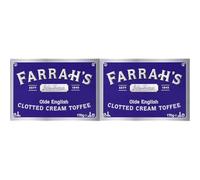 Farrah's of Harrogate - Clotted Cream Toffee (150g) - Gifting Olde English Box Filled With Traditionally Handmade Toffee, Rich Heritage Dating Back To 1840 (Pack of 2)