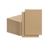 FARRAY 100 Pack 4x6 Inch Corrugated Cardboard Sheets, 1.8mm Thick Brown Kraft Cardboard Backing, Bulk Flat Cardboard Inserts Filler Pads for Packing, Shipping, Mailers, Crafts