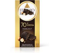 Farrero Rocher Hazelnut Dark 70% Chocolate Bar 90g, Perfect For Christmas