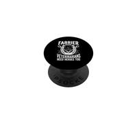 Farrier Because Veterinarians Need Heroes Too PopSockets Adhesive PopGrip