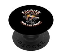Farrier Built From Iron And Horses Blacksmith Pride PopSockets Adhesive PopGrip